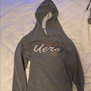 Aeropostale Gray Hoodie Sweatshirt